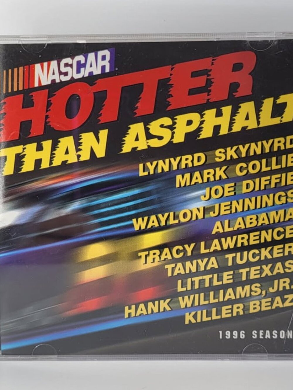 NASCAR Hotter Than Asphalt 1996 Season CD Hank Williams Jr. Lynyrd Skynyrd